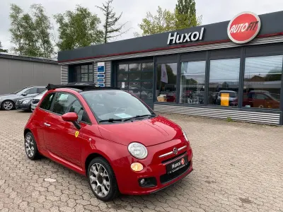 Brugt Fiat 500S S 69 HK (50 kW) 2015 Rød Cabriolet