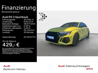 Gebraucht Audi RS3 Sport 400 PS (294 kW) 2023 Pythongelb metallic Limousine