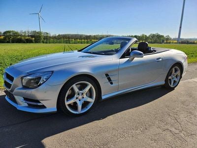 Usata Mercedes SL500 435 CV (319 kW) 2012 Argento Cabrio