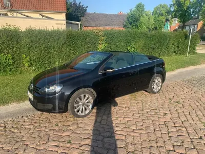 Gebraucht VW Golf Cabriolet 105 PS (77 kW) 2012 Schwarz Cabrio
