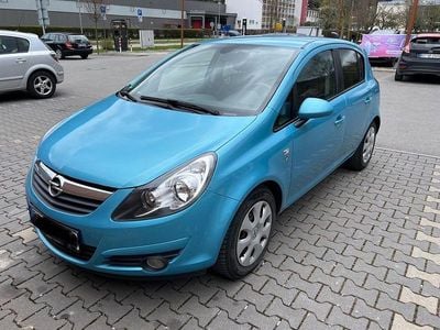 Gebraucht Opel Corsa Color Edition 87 PS (63 kW) 2009 Blau Kleinwagen