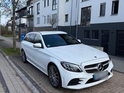 Gebraucht Mercedes C200 AMG 184 PS (135 kW) 2018 Weiß Kombi