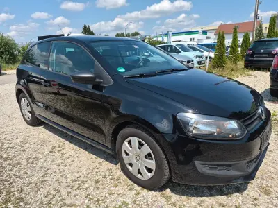 Gebraucht VW Polo Trendline 69 PS (50 kW) 2010 Schwarz Kleinwagen