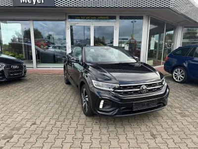 Gebraucht VW T-Roc Cabriolet R-line 150 PS (110 kW) 2022 Deep black perleffekt Cabrio