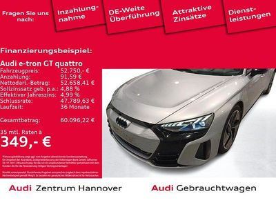Gebraucht Audi e-tron GT quattro Ambiente 350 kW (476 PS) 2022 L5 florettsilber metallic (metallic) Limousine