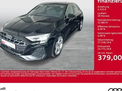Second-hand Audi A3 S-Line 150 CP (110 kW) 2025 Negru Berlinǎ