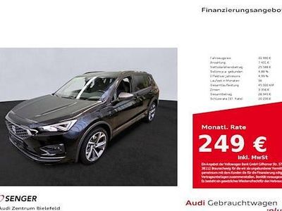 Deep schwarz Gebraucht 2021 Seat Tarraco FR SUV | 32.990 € (Fairer Preis)
