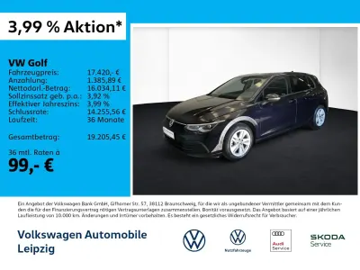 Gebraucht VW Golf VIII Life 131 PS (96 kW) 2023 Schwarz Limousine