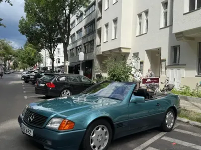 Gebraucht Mercedes SL320 231 PS (169 kW) 1994 Grün Cabrio
