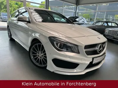 Gebraucht Mercedes CLA180 Shooting Brake AMG line 122 PS (89 kW) 2015 Weiß Kombi