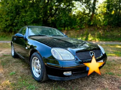 Gebraucht Mercedes SLK200 136 PS (100 kW) 2026 Schwarz Cabrio