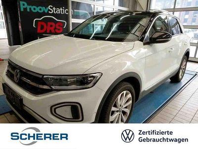 Gebraucht VW T-Roc Style 110 PS (80 kW) 2023 Pure white schwarz SUV