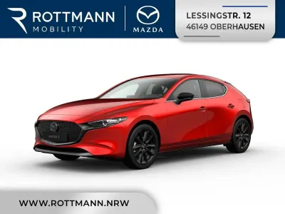 Neu Mazda 3 Homura-Line 140 PS (102 kW) 2026 Rot Limousine