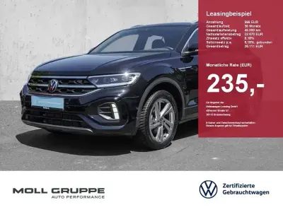 Gebraucht VW T-Roc R-line 110 PS (80 kW) 2024 Deep black perleffekt (metallic) SUV