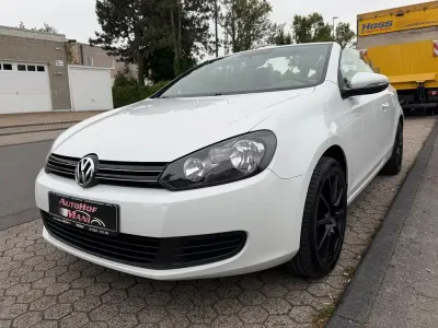 Gebraucht VW Golf Basis 105 PS (77 kW) 2011 Weiß Cabrio