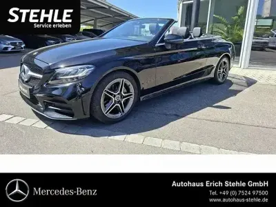 Gebraucht Mercedes C220 AMG line 194 PS (142 kW) 2021 Schwarz Cabrio
