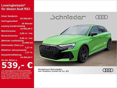 Kyalamigrün Gebraucht 2025 Audi RS3 Sportback Ambiente Kleinwagen | 65.900 € (Guter Preis)