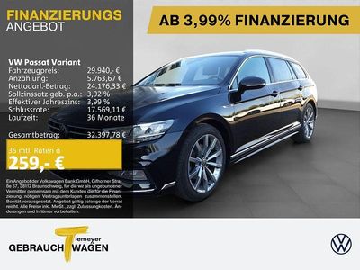 Usata VW Passat R-line 200 CV (147 kW) 2023 Nero Station wagon