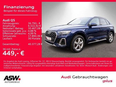 Navarrablau metallic Gebraucht 2022 Audi Q5 S-Line SUV | 36.790 € (Guter Preis)