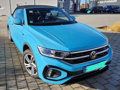 Gebraucht VW T-Roc Cabriolet R-line 150 PS (110 kW) 2024 Blau Cabrio