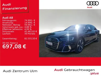 Gebraucht Audi A8L Ambiente 462 PS (339 kW) 2025 Mythosschwarz metallic Limousine