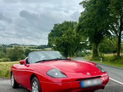 Gebraucht Fiat Barchetta 131 PS (96 kW) 1997 Rot Cabrio