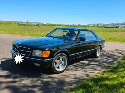 Brugt Mercedes 380 204 HK (150 kW) 1982 Sort Coupe