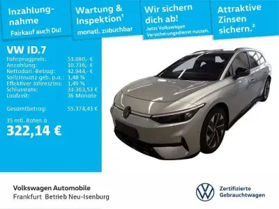 Gebraucht VW ID.7 Pro 210 kW (286 PS) 2025 Silber Kombi