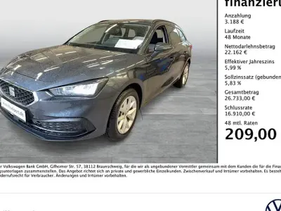 Neu Seat Leon 116 PS (85 kW) 2026 Grau Kombi