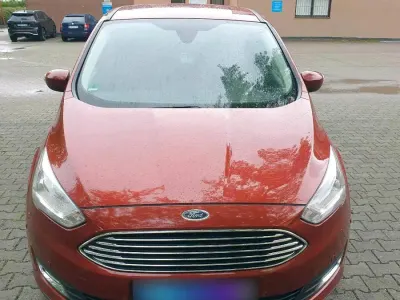 Gebraucht Ford C-MAX Titanium 125 PS (91 kW) 2017 Rot Van / Kleinbus