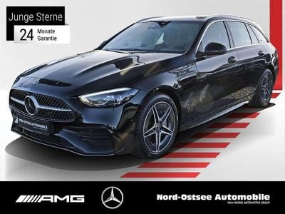 Obsidianschwarz metallic Gebraucht 2025 Mercedes C300 AMG Kombi | 44.490 € (Guter Preis)