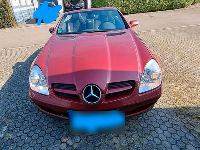 Usata Mercedes SLK200 163 CV (119 kW) 2005 Rosso Cabrio