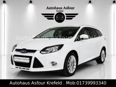 Gebraucht Ford Focus Titanium 125 PS (91 kW) 2014 Weiß Kombi