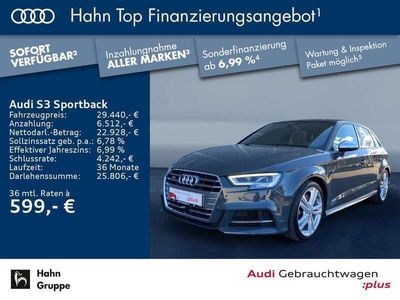 gebraucht Audi S3 Sportback 2.0TFSI qua S-Trc Navi Pano LE…
