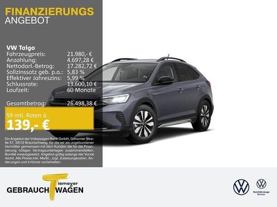 Gebraucht VW Taigo Goal 116 PS (85 kW) 2025 Grau SUV