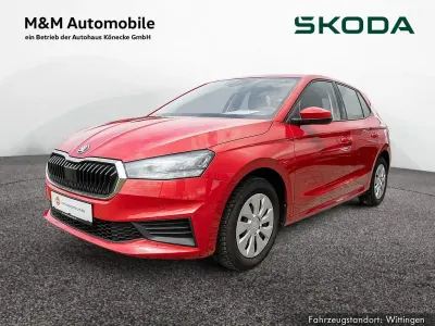Gebraucht Skoda Fabia Ambition 80 PS (58 kW) 2023 Velvet rot Kleinwagen