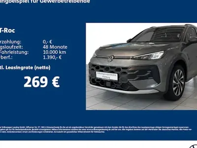 Neu VW T-Roc Life 150 PS (110 kW) 2026 Grau SUV