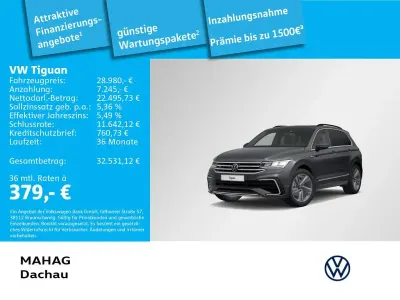 Gebraucht VW Tiguan R-line 150 PS (110 kW) 2023 Grau SUV