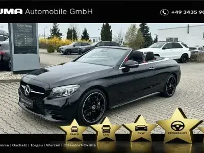 Gebraucht Mercedes C300 AMG 258 PS (189 kW) 2023 Lack obsidianschwarz Cabrio