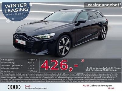 Mythosschwarz metallic Gebraucht 2025 Audi A5 S-Line Kombi | 47.490 € (Superpreis)