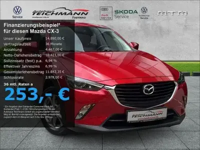 Gebraucht Mazda CX-3 Exclusive-Line 150 PS (110 kW) 2017 Rubinrot metallic SUV