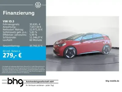 Gebraucht VW ID.3 Pro 150 kW (204 PS) 2023 Rot Kleinwagen