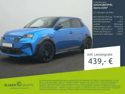 Nuova Alpine A290 160 kW (218 CV) 2026 Blu Utilitaria