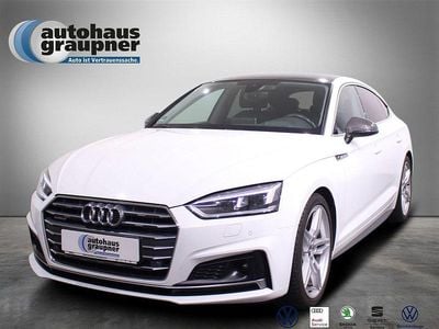 Gebraucht Audi A5 Sportback S-Line 190 PS (139 kW) 2019 Weiss / ibisweiss Kleinwagen