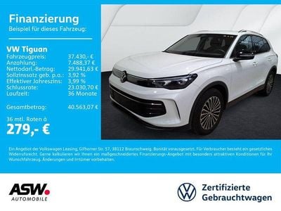 Pure white Gebraucht 2025 VW Tiguan Goal SUV | 37.430 € (Guter Preis)