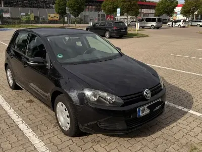 Gebraucht VW Golf VI 80 PS (58 kW) 2009 Schwarz Kleinwagen