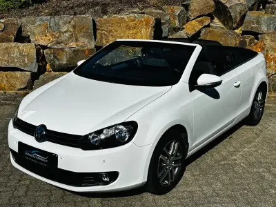 Gebraucht VW Golf Cabriolet 105 PS (77 kW) 2012 Weiß Cabrio