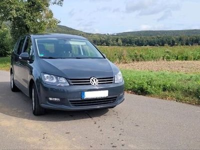 gebraucht VW Sharan 2.0 TDI, 140 PS, uranograu, 6-Gang, AHK