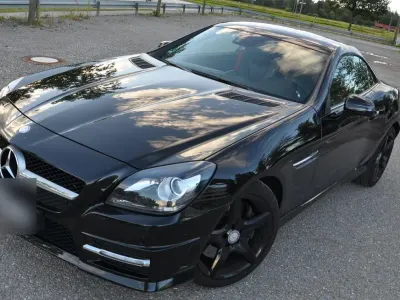 Brugt Mercedes SLK200 AMG 184 HK (135 kW) 2011 Sort Cabriolet
