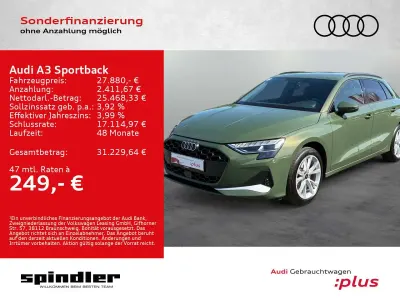 Gebraucht Audi A3 Advanced Plus 116 PS (85 kW) 2025 Distriktgrün metallic Limousine